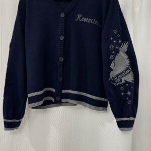 Warner Bros. Navy and Gray Ravenclaw Cardigan